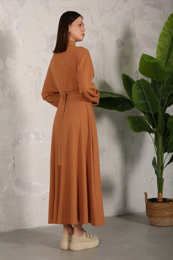 CAMEL Örme Kloş Elbise 32-6108