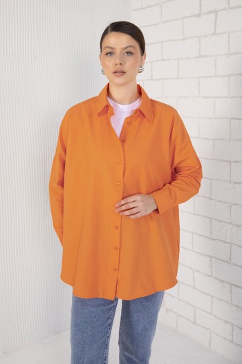 ORANJ Basic Oversize Gömlek 32-3003