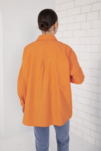 ORANJ Basic Oversize Gömlek 32-3003